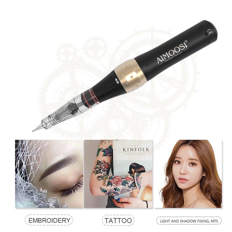 Aimoosi M7 Professional Permanent Makeup Machine set Eyebrow Pen tattoo machine&microblading eyebrow/lip/eyeliner tattoo gun