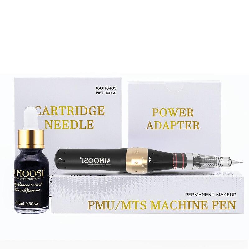 Aimoosi M7 Professional Permanent Makeup Machine set Eyebrow Pen tattoo machine&microblading eyebrow/lip/eyeliner tattoo gun