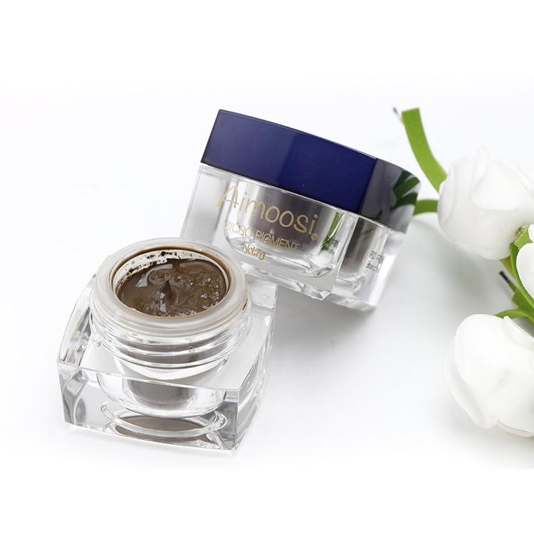 Aimossi Paste Eyebrow Pigment for manual Permanent makeup tattoo ink, safe and reliable 12 colors can be chose