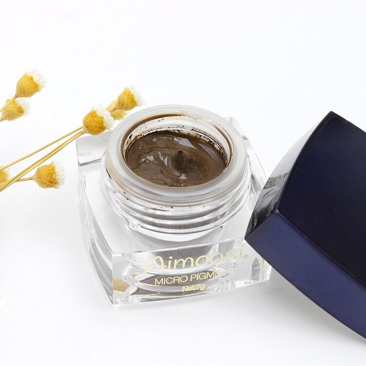 Aimossi Paste Eyebrow Pigment for manual Permanent makeup tattoo ink, safe and reliable 12 colors can be chose
