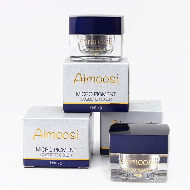 Aimossi Paste Eyebrow Pigment for manual Permanent makeup tattoo ink, safe and reliable 12 colors can be chose