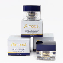 โหลดรูปภาพลงในเครื่องมือใช้ดูของ Gallery Aimossi Paste Eyebrow Pigment for manual Permanent makeup tattoo ink, safe and reliable 12 colors can be chose
