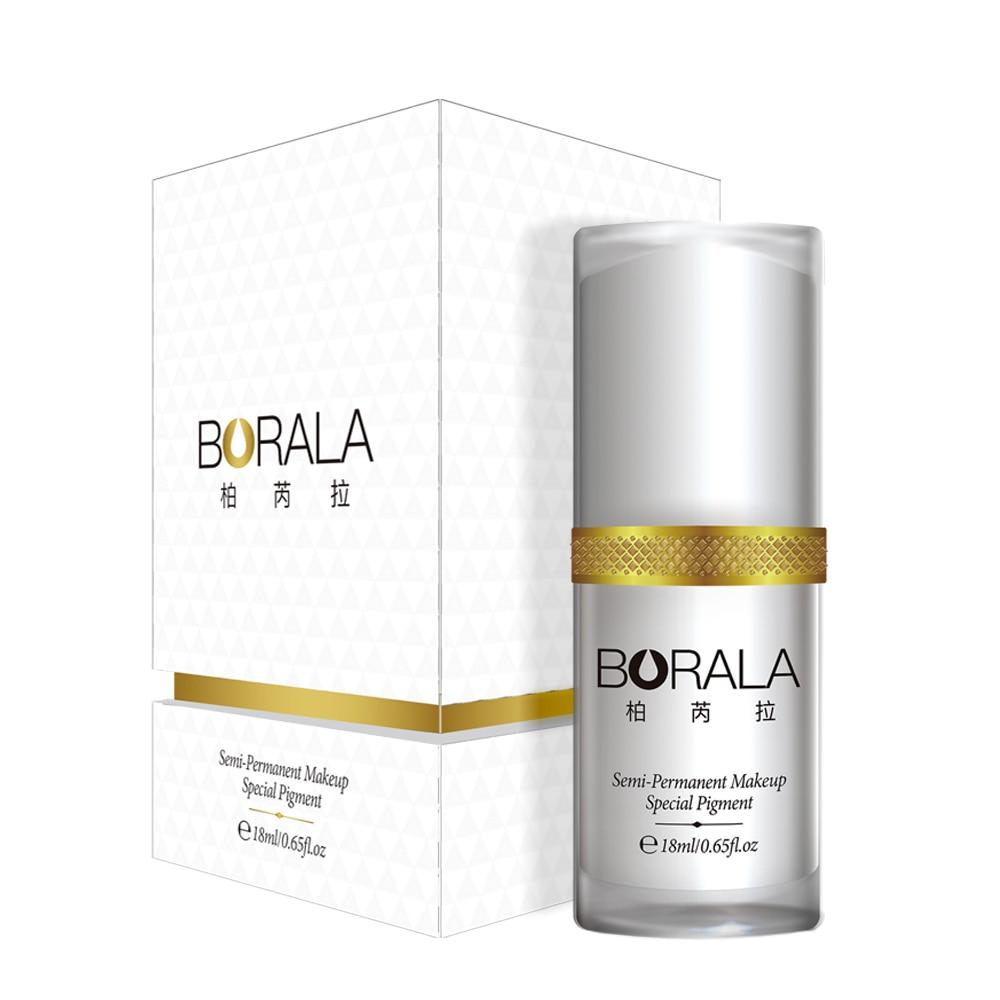 BORALA 12 colors tattoo ink pigment for makeup Eyebrow ink art beauty choose semi permanent tattoo
