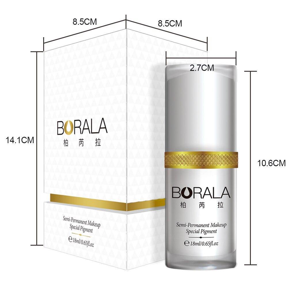 BORALA 12 colors tattoo ink pigment for makeup Eyebrow ink art beauty choose semi permanent tattoo