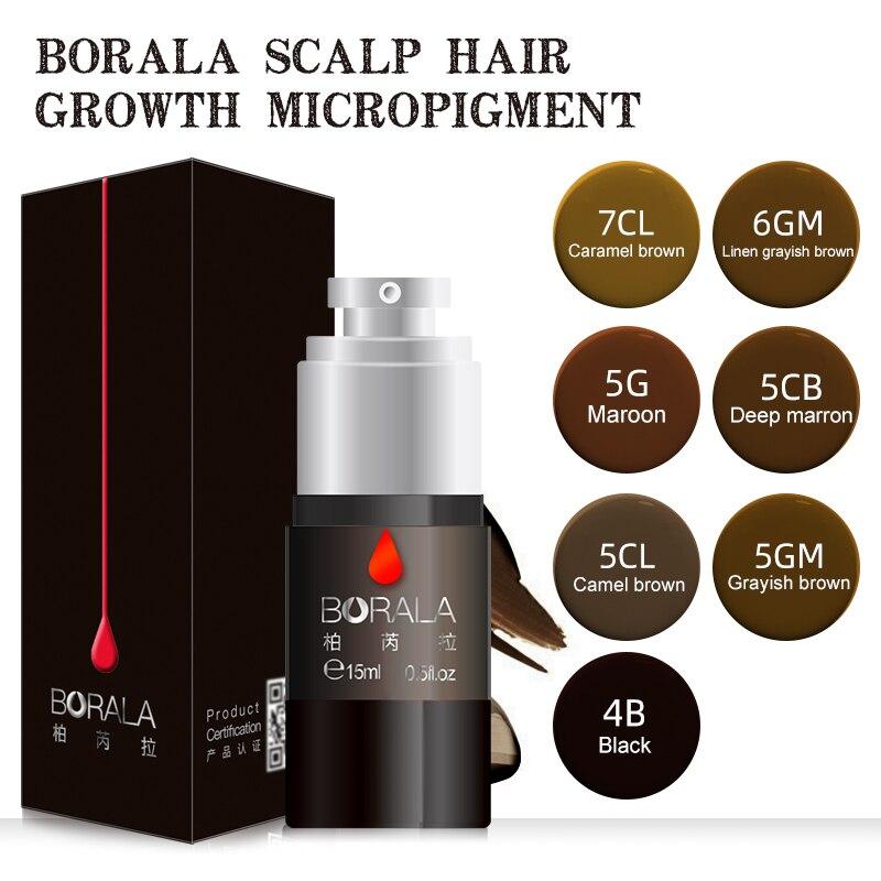 Borala Tattoo hairline Pigment for Hair Scalp pigmentation Tattoo Microblading&Machine Operation Super cost-effective