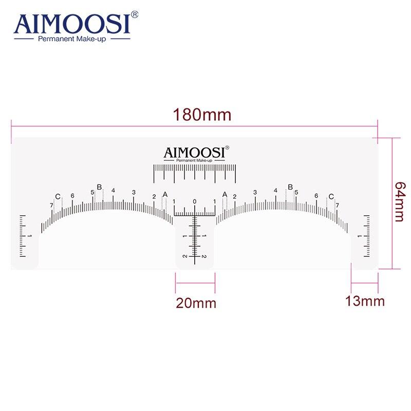 Disposable Eyebrow Microblading Ruler/Sticker, eyebrow measuring shaping soft microblading tools ruler permanent makeup tatoo