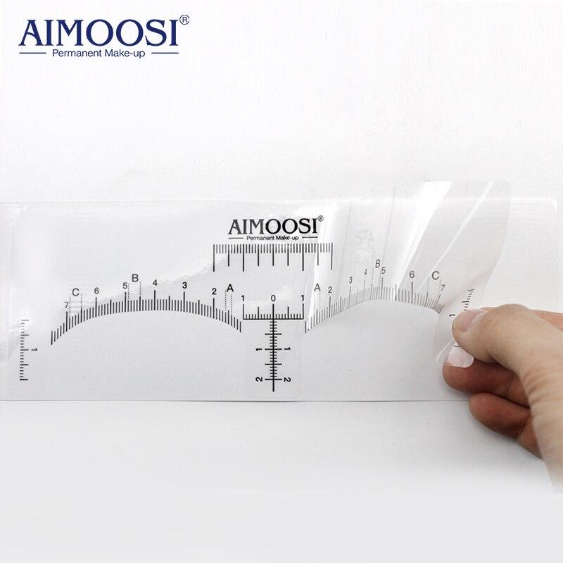 Disposable Eyebrow Microblading Ruler/Sticker, eyebrow measuring shaping soft microblading tools ruler permanent makeup tatoo