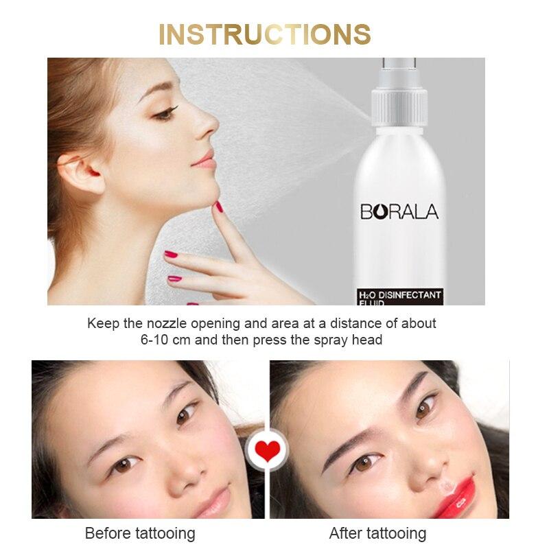 Exfoliating Facial Cleansing Scrub Gel spray Magical Effect Private Label Organic  permanent makeup tattoo 180ml spary
