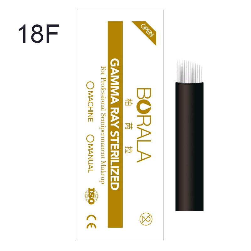 30pcs Microblading Manual Blades Needles Permanent Tattoo Makeup Needle 3R/5R/Patent star needle/18F Manual Eyebrow Blades