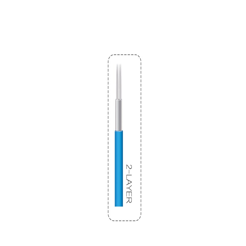 15pcs/box Microblading needles blades extremely 18u shape permanent makeup Eyebrow tattoo needles blade 3D embroidery Manual pen