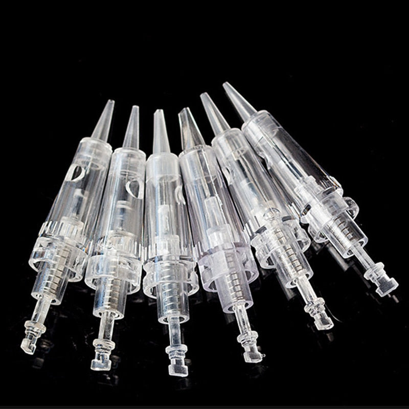 20pcs Disposable Permanent Makeup Cartridge Needles Bayonet Tattoo Derma Pen for permanent makeup Auto Micro tattoo nano needle