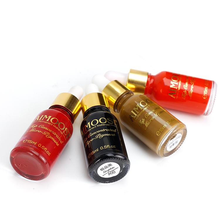 Aimoosi Top Organic Concentrated Micro-Pigment Permanent Makeup Microblading Pigment Tattoo Ink
