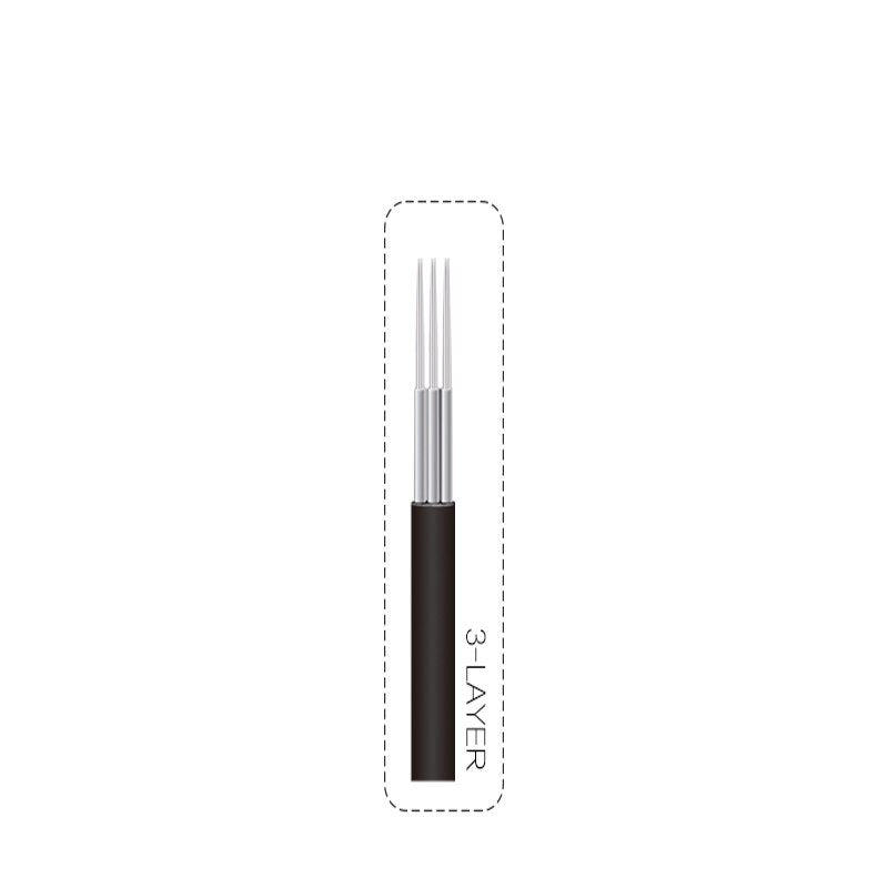 15pcs/box Microblading needles blades extremely 18u shape permanent makeup Eyebrow tattoo needles blade 3D embroidery Manual pen