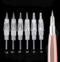 Load image into Gallery viewer, 50pcs Hot Permanent makeup Tattoo Cartridge Needles For eyebrow&amp;lips&amp;eyeliner Tattoo Cartridge Machines
