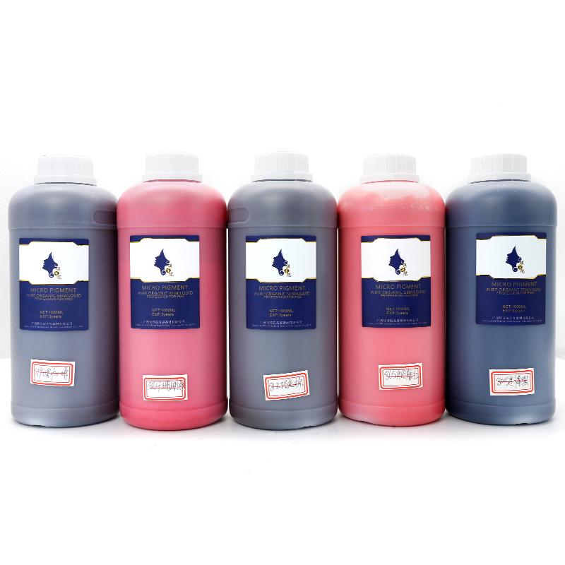 OEM Big Bottle Private label Tattoo Ink Microblade Liquid Permanent Makeup Pigment For Eyebrows Eyelines Lip