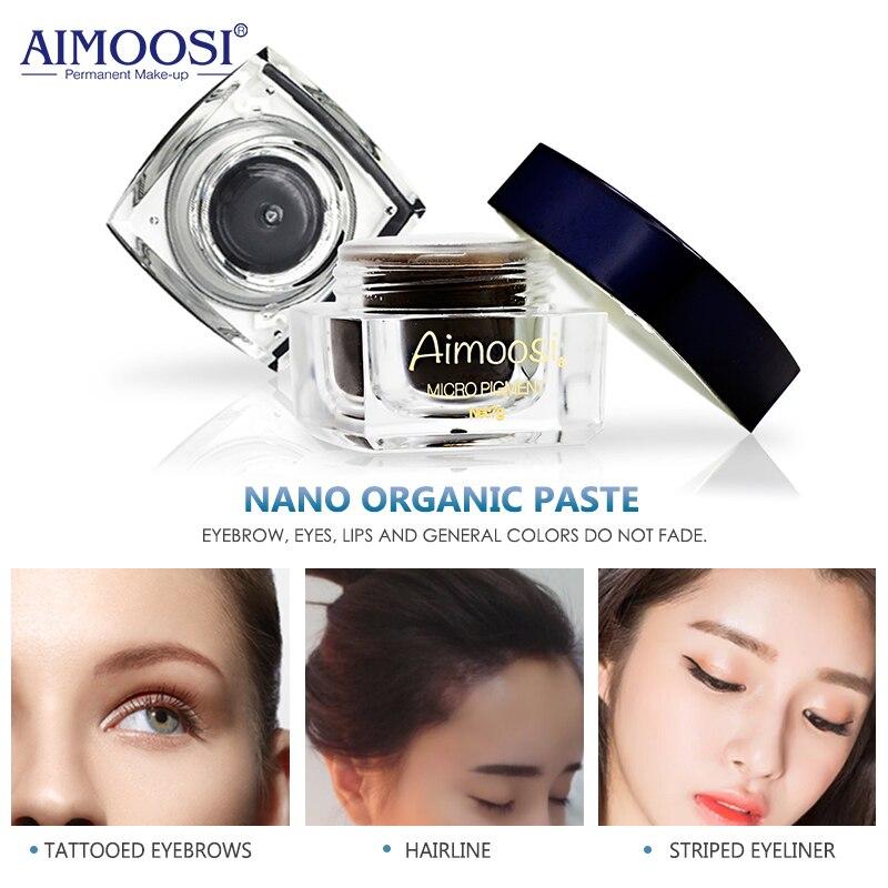 Nano paste Mircoblading Tattoo ink for eyebrow pigment for Tebori/Manual tattoo pigment brown/coffee/chocolate goochie quality