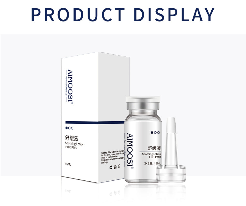 1Bottle MANTUOLA Secondary Soothing Solution For Mid Operation PMU Permanent Makeup Eyebrow Eyeliner Lips Tattoo Microblading