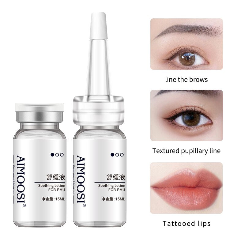 1Bottle MANTUOLA Secondary Soothing Solution For Mid Operation PMU Permanent Makeup Eyebrow Eyeliner Lips Tattoo Microblading