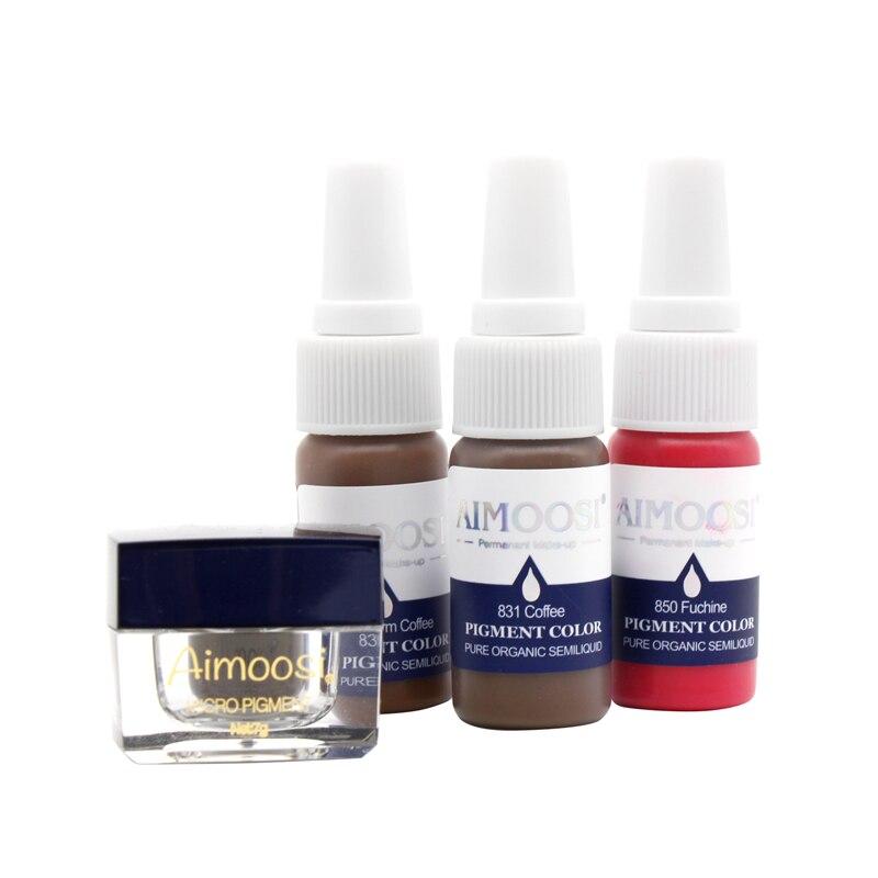 Semi permanent makeup Microblading Tattoo ink for eyebrow lip  pigment  Paste&ink Professional Manual&Machine tatto ink