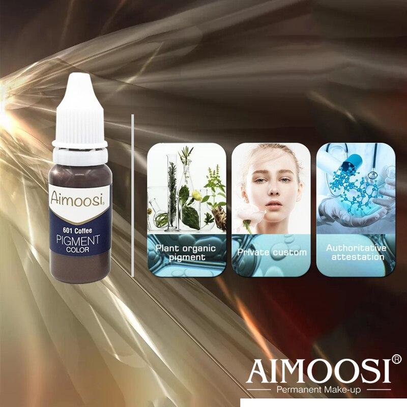Semi permanent makeup Tattoo ink for eyebrow pigment  Cosmetic Tattoo Microblading&machine tattoo pigment 6pcs/lot