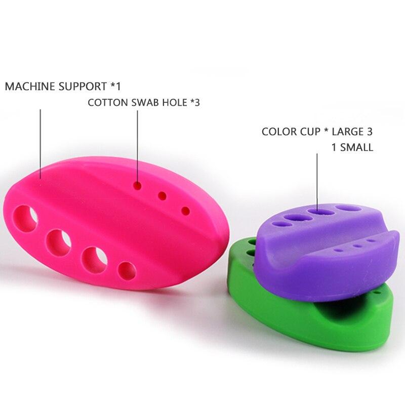 Semi-permanent tattoo machine support Silicone color cup holder tattoo machine electric pen holder bracket tattoo color frame