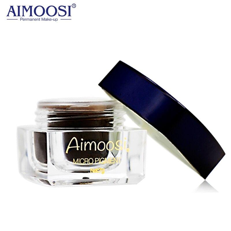 Tattoo ink Pure Plant Color powder mix to Aimoosi Pigment for Permanent makeup for eyebrow eyeliner lip ink 11 colors to choose